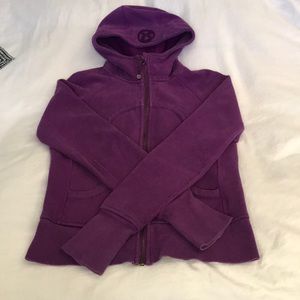 Purple scuba hoodie